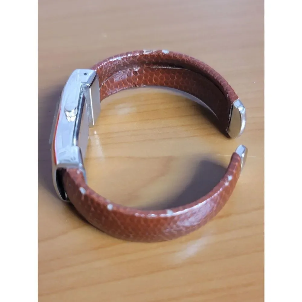 Brown Geneva Quartz  Cuff Band Watch